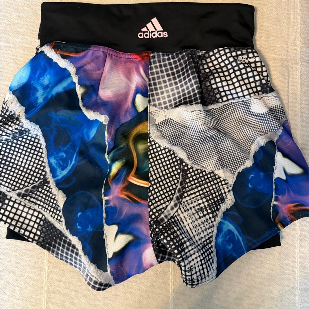 Adidas Women's Multicolor Graphic Shorts